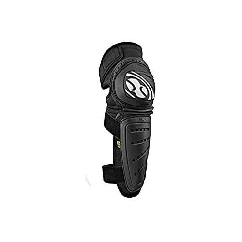 IXS Mallet Knee and Shin Guard Breathable Motorcycle Protection, Black, Large