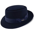 Stetson Cranston Wool Felt Porkpie Hat Black