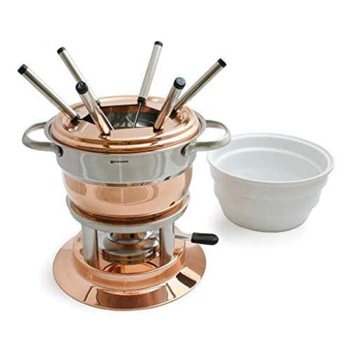 Swissmar Lausanne 11 Piece Copper Fondue Set