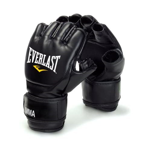 Everlast Mixed Martial Arts Grappling Gloves (Large/X-Large) , Black
