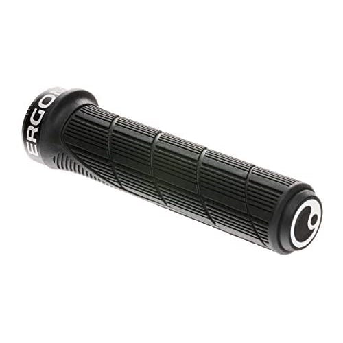 Ergon - GD1 Evo Ergonomic Lock-on Bicycle Handlebar Grips | for Mountain Bikes | Regular Fit | Black