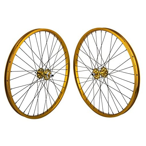 SE Bikes 26" BMX Wheelset - GOLD