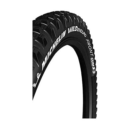 Michelin Wild Enduro Front Mountain Bike Tire for Mixed and Soft Terrain, GUM-X3D Compound, 27.5 x 2.40 inch, Black