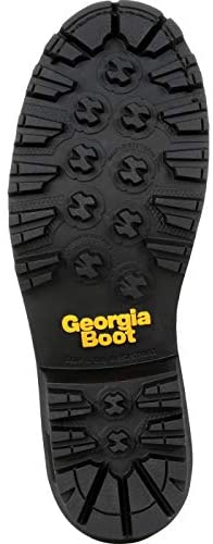 Georgia Boot Men's 9 Inch WP CT AMP LT Logger Black 11.5 D(M) US