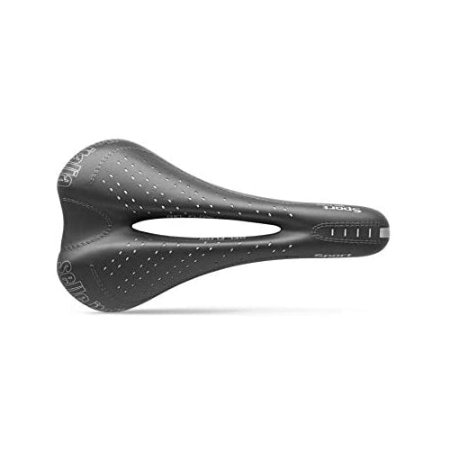 Selle Italia Sport Gel Flow Road Bike Saddle - Comfortable MTB and Road Bicycle Seat for Men and Women