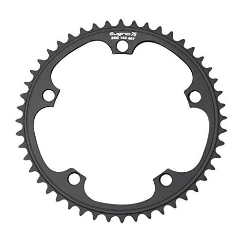 Sugino 75 Track chainring, 144BCD x 46T - black