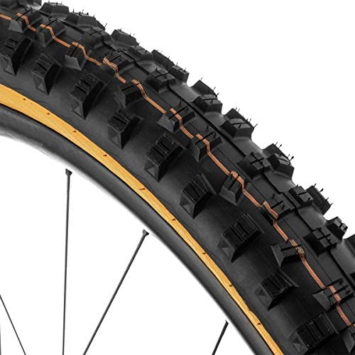 Schwalbe - Hans Dampf All Terrian and All MTB Tubeless Folding Bike Tire | 27.5 x 2.35 | Evolution Line, Addix Soft | Black/Tan