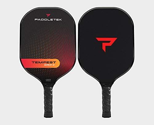 Paddletek Tempest Wave II Pickleball Paddle |Wildfire (Red)