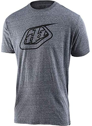 Troy Lee Designs Logo T-Shirt - Men's Vintage Gray Snow, S