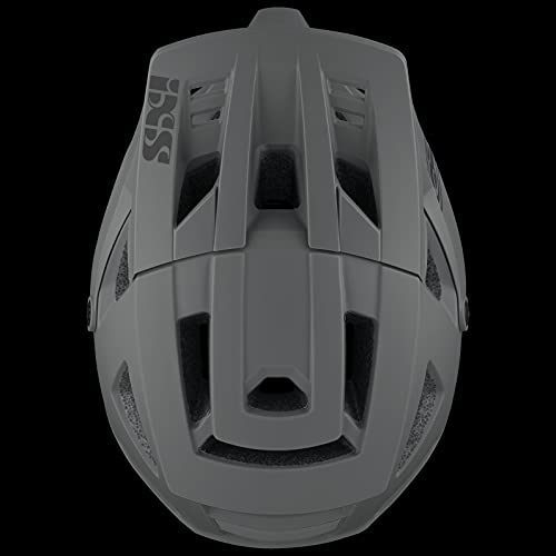 IXS Unisex Trigger FF Full Face All-Mountain Trail Enduro Protective Bike Helmet, Graphite, Small/Medium
