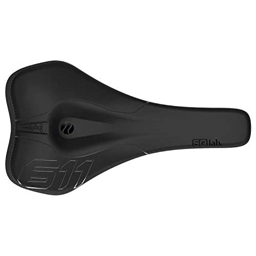 SQlab 611 Ergowave MTB Carbon Bicycle Saddle (14cm), Black