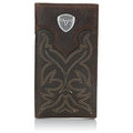 Ariat Men's Boot-Embroidery Rodeo Tan Wallet