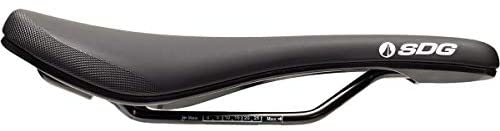 SDG Components Bel-Air V3 Steel Saddle Black/White, 140mm