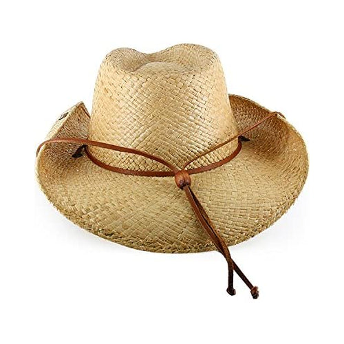 Stetson Men's Straw Fashion Cowboy Hat Natural Large