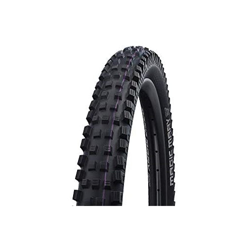 SCHWALBE - Magic Mary Downhill and Enduro Tubeless Folding Bike Tire | 27.5 x 2.6 | Evolution Line, Super Trail, Addix Soft | Black
