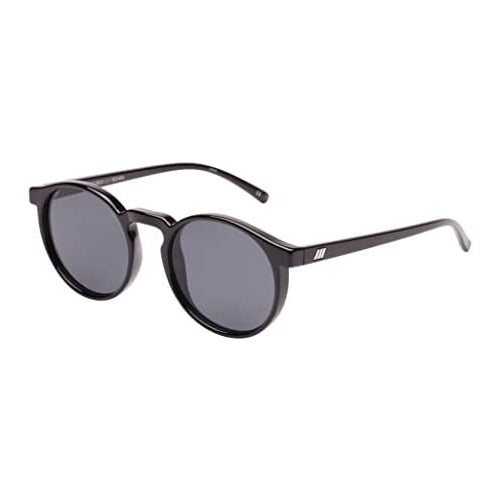 Le Specs Women's Teen Spirit Deux Sunglasses, Black/Black, One Size