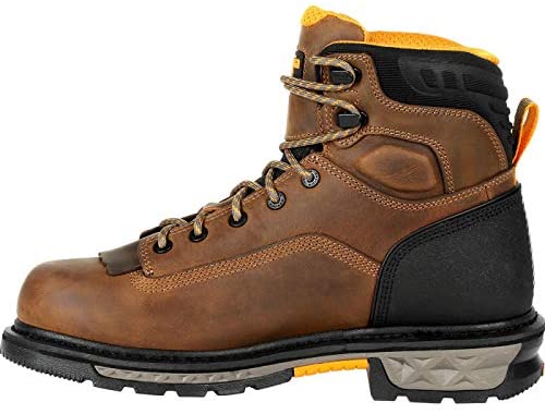 Georgia Boot Carbo-Tec LTX Waterproof Work Boot Size 8(W) Black and Brown