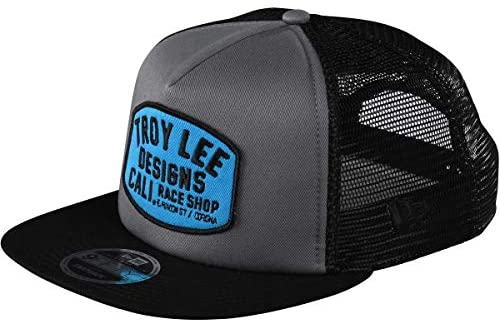Troy Lee Designs Blockworks Snapback Hat (Graphite/Black)