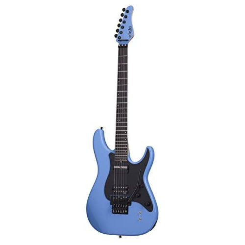 Schecter 6 String Solid-Body Electric Guitar, Riviera Blue (1288)