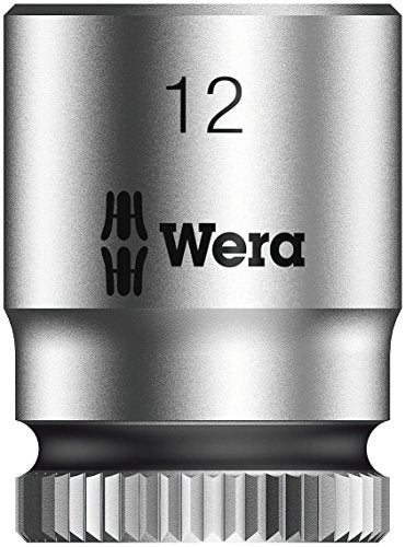 Wera - 5003511001 Zyklop 8790 HMA 1/4" Socket, Hex head 12mm x Length 23mm