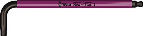 Wera 05022614001 Hex Key for 950 SPKL Metric Black Laser 8.0x195mm