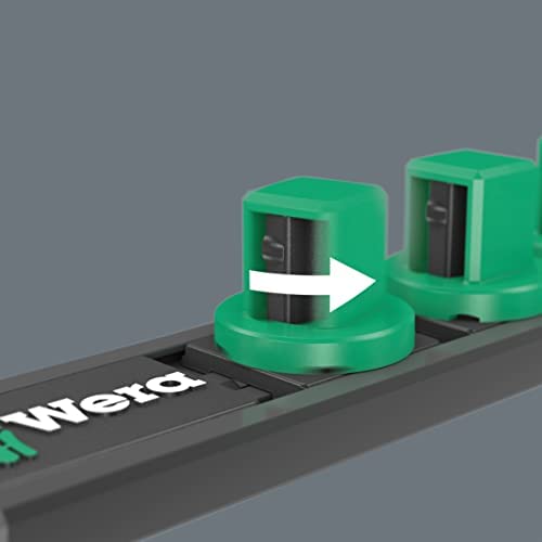 Wera Magnetic Sock Rail B Deep 1 Sock Set 3/8" drv 9 pcs