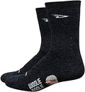 DeFeet Men's Woolie Boolie 6-Inch Sock, Charcoal, Large