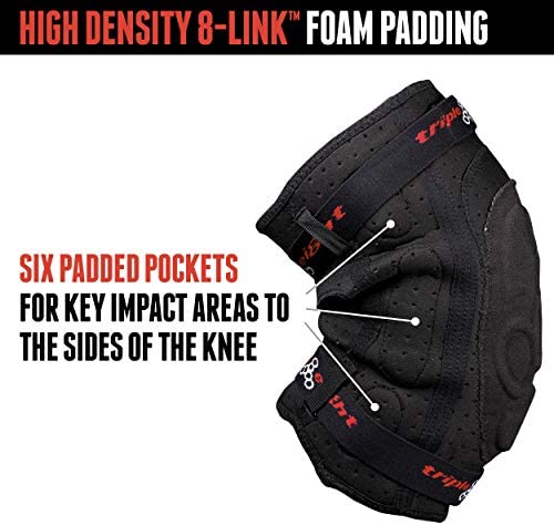 Triple Eight ExoSkin Knee Pad (Black, Small)