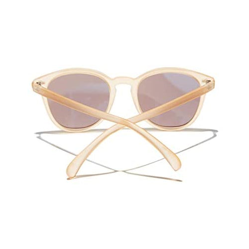 Le Specs Women's Bandwagon Sunglasses, Raw Sugar/Ice Blue Revo Mirror, One Size