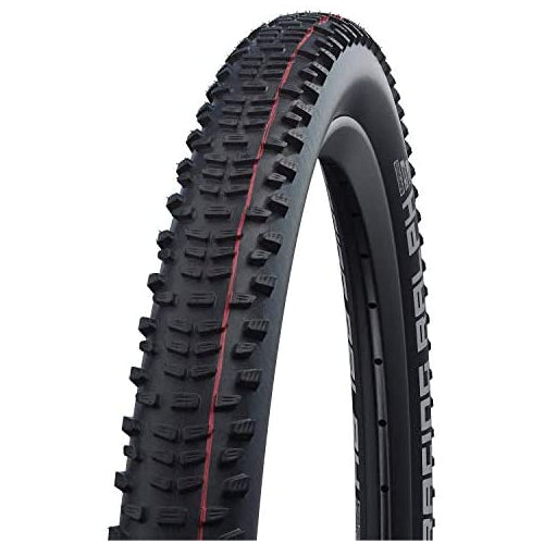 SCHWALBE - Racing Ralph XC Race Tubeless Folding Rear Wheel Bike Tire |29 x 2.25 | Evolution Line, Super Ground, Addix SpeedGrip| Black