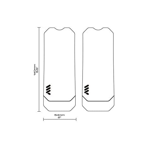 All Mountain Style AMS Crank Guard Specially Designed to Protect Crank arms of Mountain and Road Bikes from Scratches and rubbing, Black/Silver, One Size