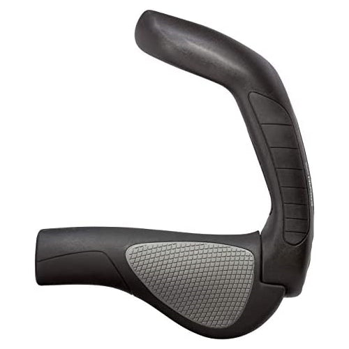 Ergon - GP5 Ergonomic Lock-on Grips with Extended Bar End Support | Regular, Gripshift or Rohloff/Nexus Compatible | for Hybrid Bikes | Two Sizes and Colors