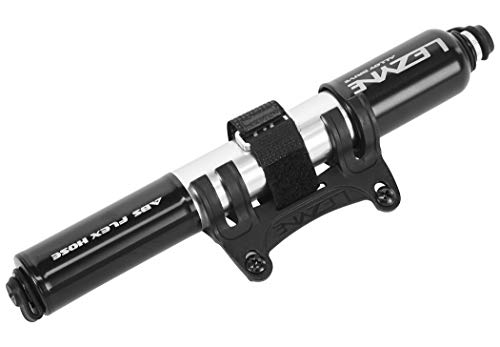 Lezyne Alloy Drive Compact Hand Pump for Road and Mountain Biking, Medium - Black