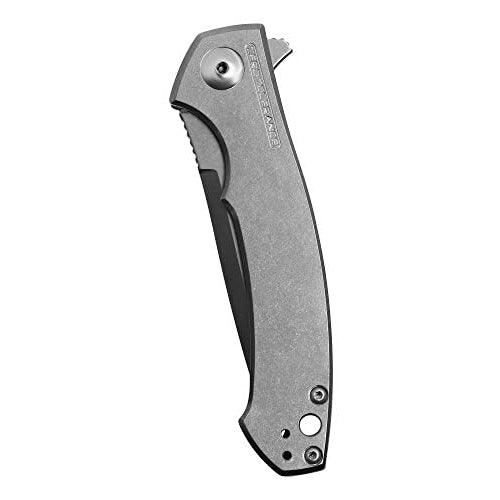 Zero Tolerance (0450); With 3.25Ã¢Â€Â DLC-Coated S35VN Stainless Steel Blade, All-Black Carbon Fiber and Titanium Handle Scales, KVT Ball-Bearing Opening, Frame Lock and Reversible Pocketclip; 2.45 OZ.