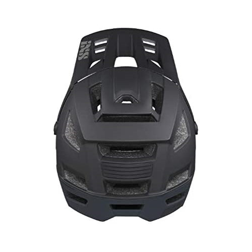 IXS Unisex Trigger FF Full Face All-Mountain Trail Enduro Protective Bike Helmet, Black, Small/Medium