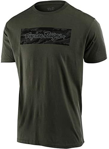 Troy Lee Designs Men's Signature Block Camo Shirts, Surplus Green, XX-Large