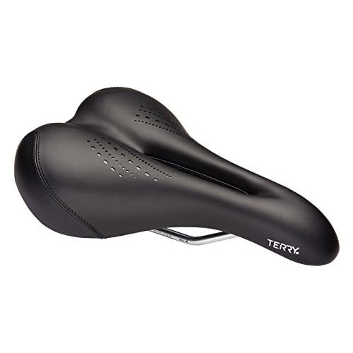 Terry Liberator Y Gel Bike Saddle | Bicycle Seat Optimized for Men - Flexible & Comfortable | More Padding, Comfortable Cushion, Additional Support, Low Profile, Flat Top, Black Dura-tek Cover