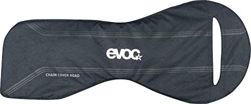 evoc Bike Chain Cover Velcro Bag - Road Bike Chain Guard for Bike Travel Bag, Protects from Grease and Damage During Transport - Black
