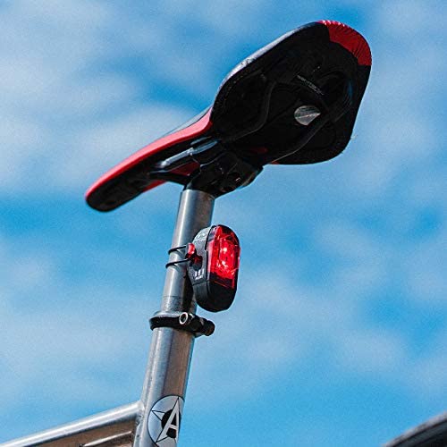 LEZYNE KTV Pro Alert Drive Bicycle Taillight, 75 Lumens LED, USB Rechargeable, Features a Safety Alert Mode, 4 Flash Modes, IPX7 Water Resistant, High Performance Rear Bike Light