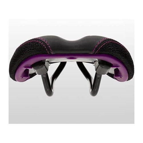 SDG Unisex Fly Junior Steel Saddle Black/Purple Bike, One Size