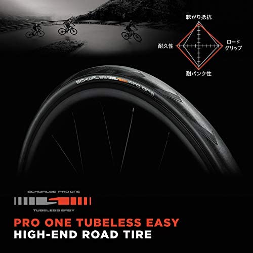 Schwalbe - Pro One Race and Road Tubeless Folding Bike Tire | 700 x 30 | Evolution Line, Addix Race | Black