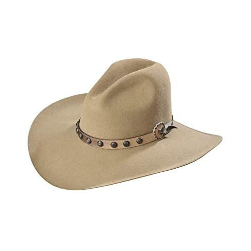 Stetson Men's 4X Broken Bow Buffalo Cowboy Hat Buck Tan 6 7/8