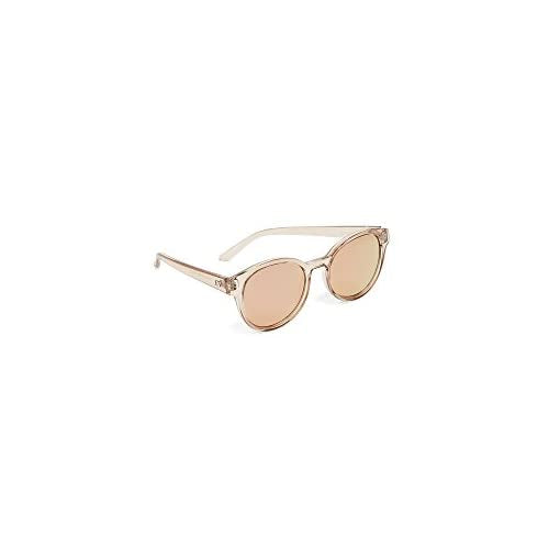 Le Specs Women's Paramount Sunglasses, Tan/Brass Revo Mirror, One Size