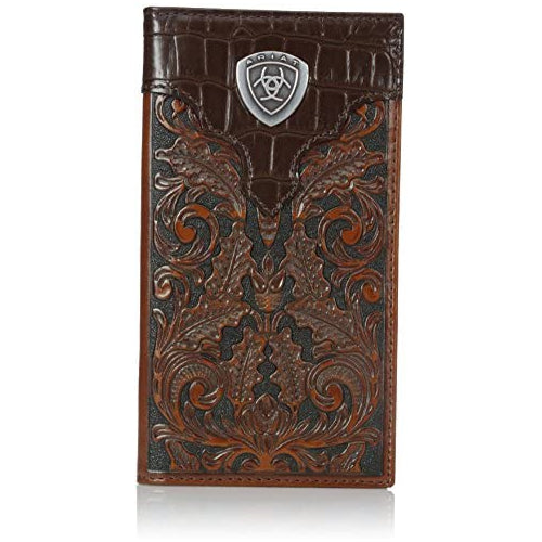 Ariat Men's Oak Embossed Rodeo Wallet