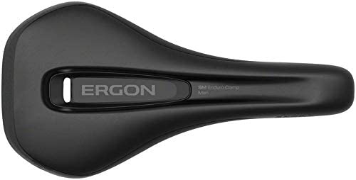 Ergon - SM Enduro Comp Ergonomic Comfort Bicycle Saddle | for All Mountain, Gravity, DH and Enduro Bikes | Mens | Medium/Large | Stealth Black