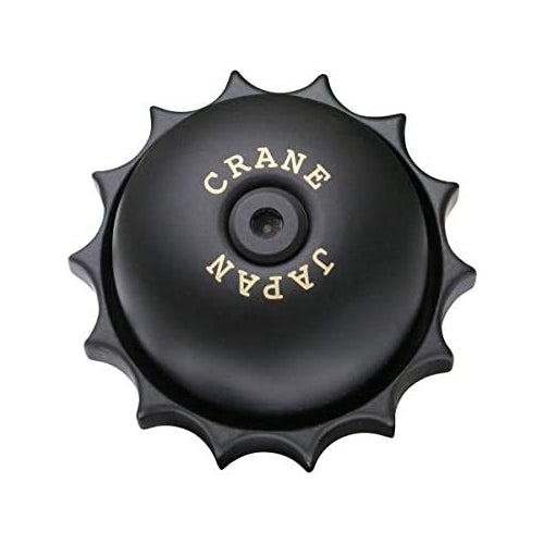 Crane E-ne Revolver Bike Bell, for Mountain Bikes, City Bikes, Road Bikes, and Cruisers. Fits Bars diameters 22.2 to 25.4mm