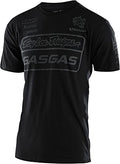 Troy Lee Designs Men's TLD Gasgas Team Shirts,Small,Black