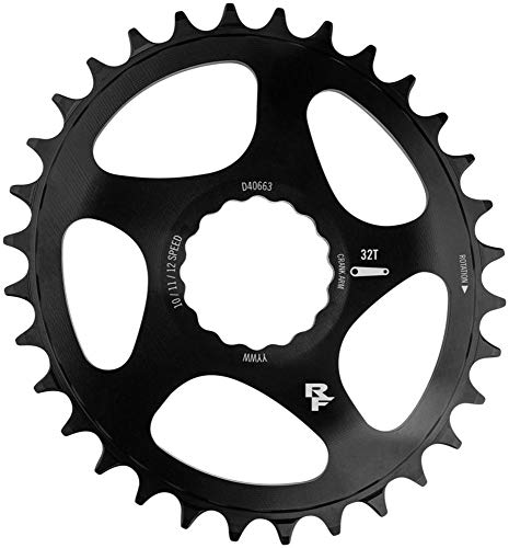 Race Face 91-5610 28 Direct Mount Oval 28T Black 10/11/12S