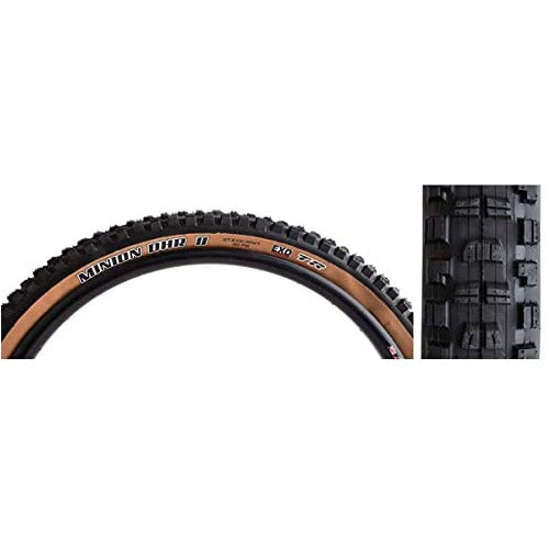 Maxxis UnisexÂ â€“ Adult's Skinwall Dual EXO Bicycle Tyres, Black, 27.5x2.40 61-584