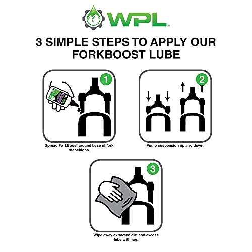 WPL Forkboost Lube - Bike Lubricant for Mountain Bike Forks and Shocks - Premium Bike Oil for Suspension Dust Seals
